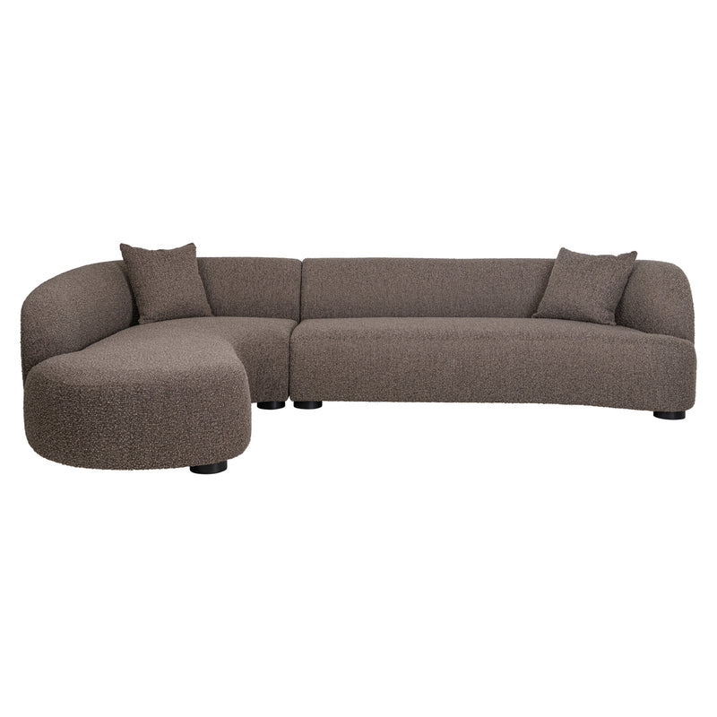 Richmond Sofa Pandora Brown Chunky – XXL Loungesofa links, 320 cm