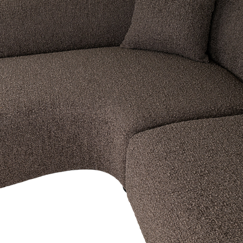 Richmond Sofa Pandora Brown Chunky – XXL Loungesofa links, 320 cm