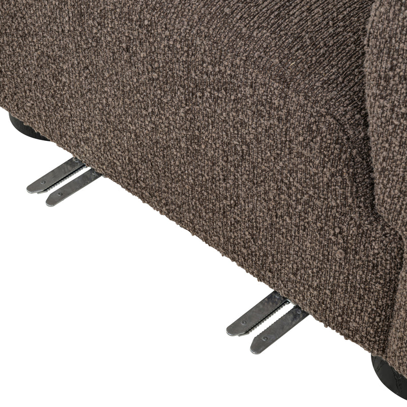 Richmond Sofa Pandora Brown Chunky – XXL Loungesofa links, 320 cm