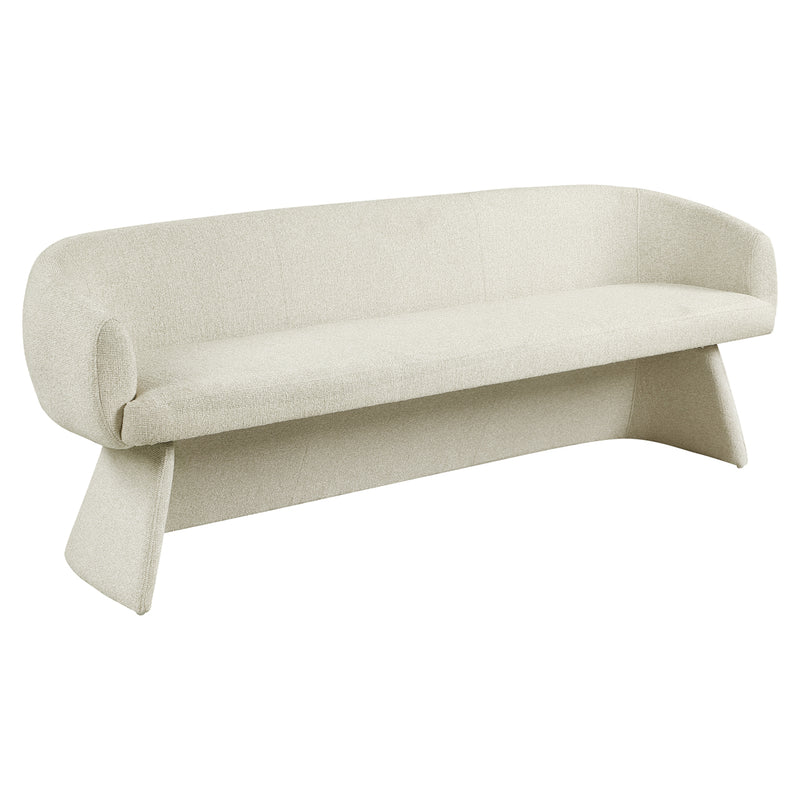 Sitzbank Quiriro Biscotti - gepolsterte Esszimmerbank, 210 cm