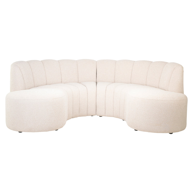 Richmond Sitzbank Landmark Lodge Desert rund, 2er-Set, gepolstert