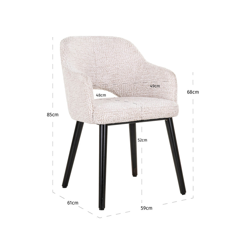 Esszimmerstuhl Gianna customized – Richmond Design mit Sitzkomfort