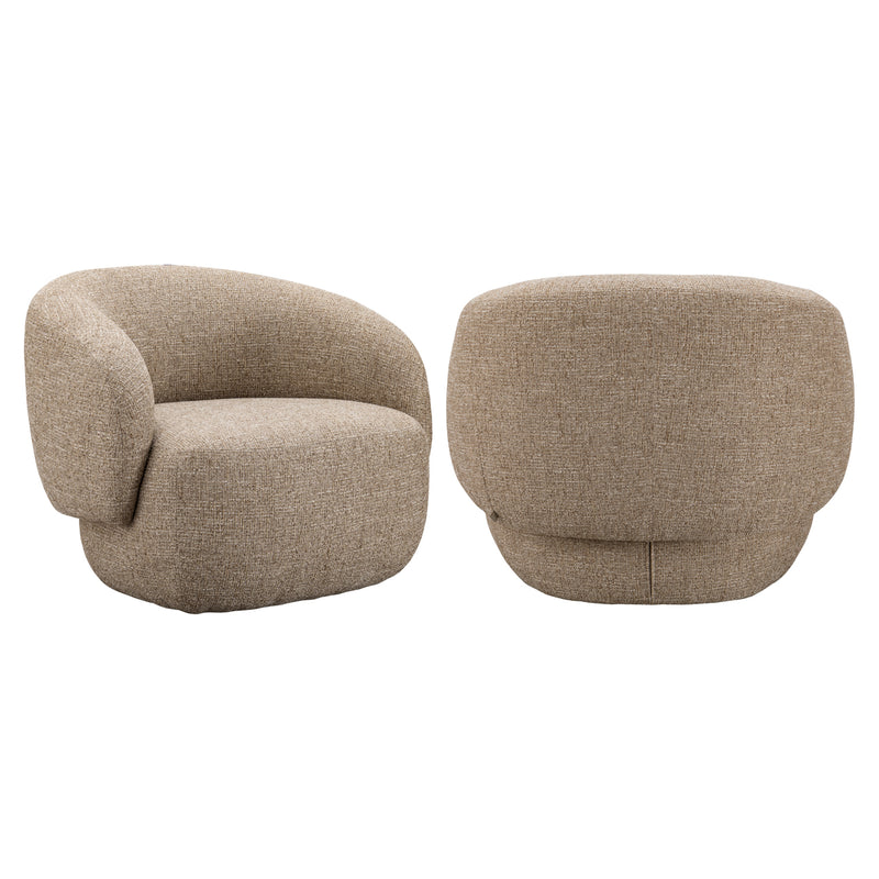 Richmond Lounge Stuhl Milano in Sand Tweed – Komfort trifft Eleganz