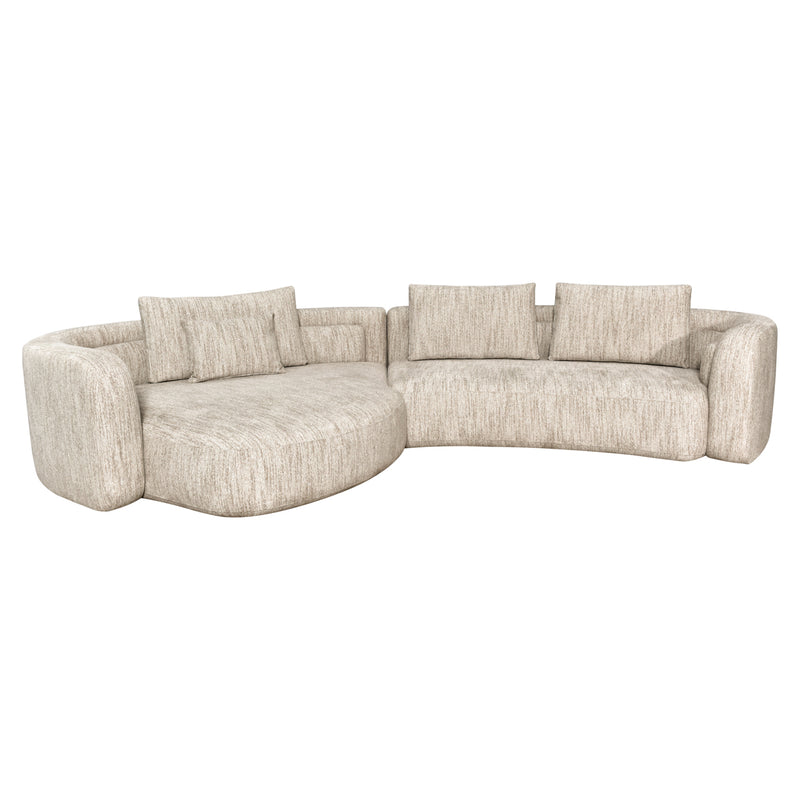 Richmond Sofa Augusto Lounge links, Natural Softweave, 389 cm