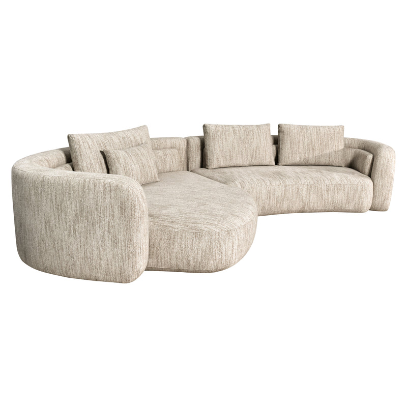 Richmond Sofa Augusto Lounge links, Natural Softweave, 389 cm