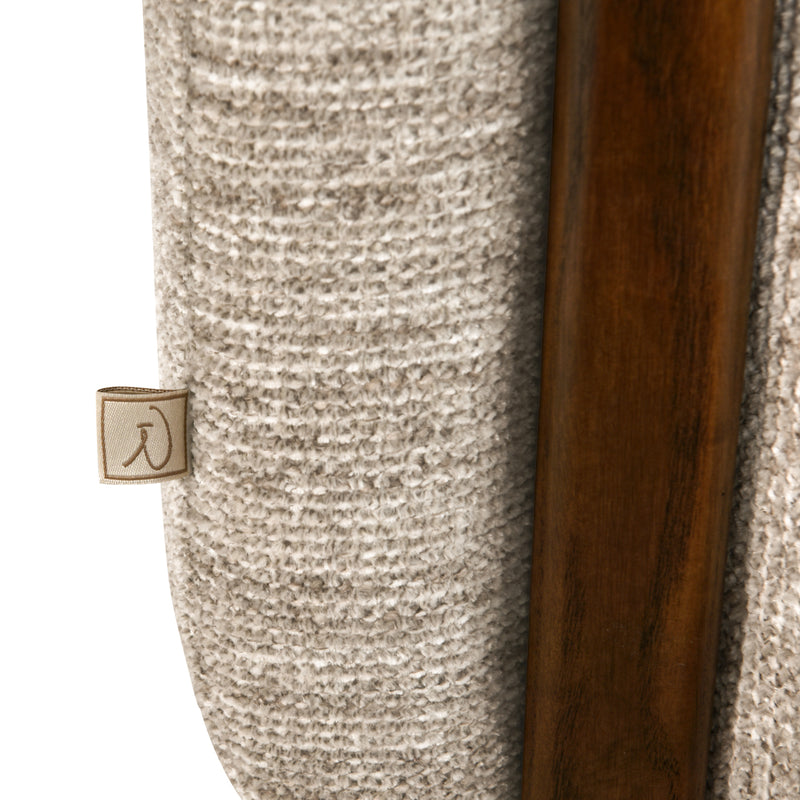 Richmond Bank Winslov Natural Softweave mit Eschenholz-Gestell, 152 cm