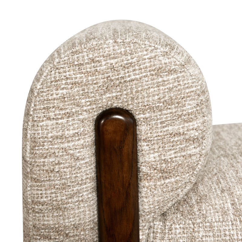 Richmond Bank Winslov Natural Softweave mit Eschenholz-Gestell, 152 cm