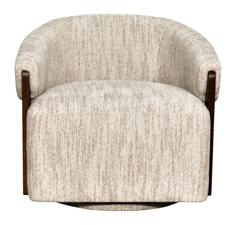 Lounge Stuhl Marina Richmond natural softweave, drehbar & feuerhemmend