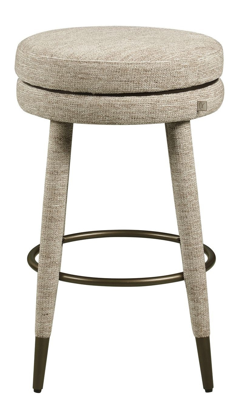 Barhocker Tenashar Natural Softweave mit Drehfunktion & Fußstütze