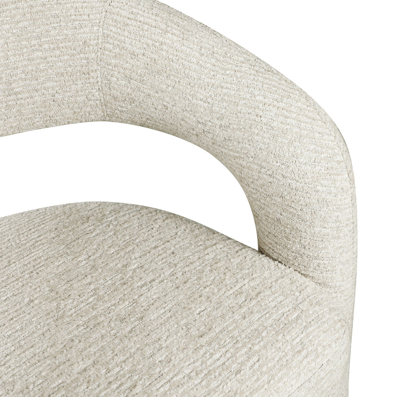 Barhocker Soho Natural Linear – Richmond, gepolstert mit Armlehnen