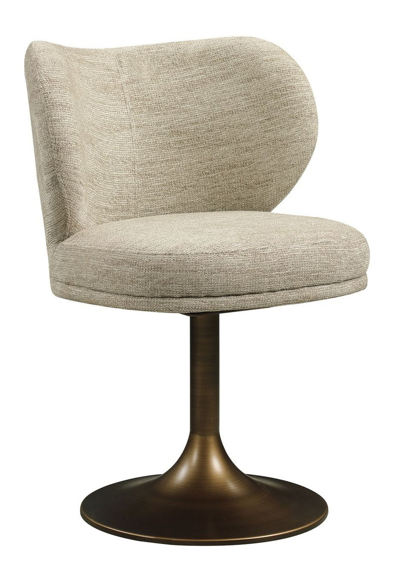 Esszimmerstuhl Amely mit Drehgestell in natural Softweave