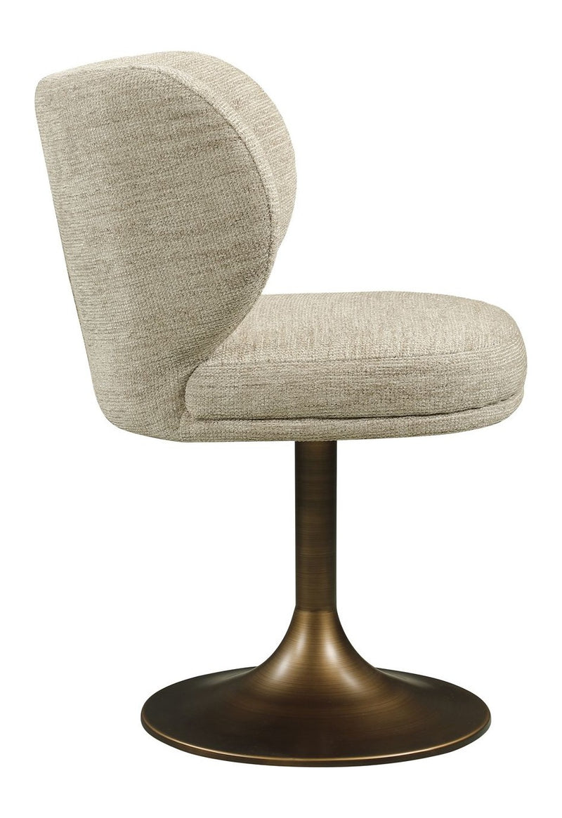 Esszimmerstuhl Amely mit Drehgestell in natural Softweave