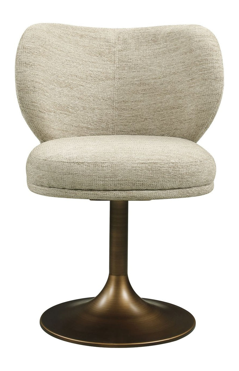 Esszimmerstuhl Amely mit Drehgestell in natural Softweave