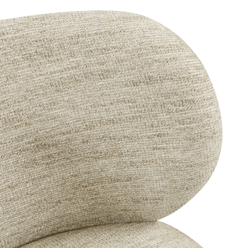 Esszimmerstuhl Amely mit Drehgestell in natural Softweave