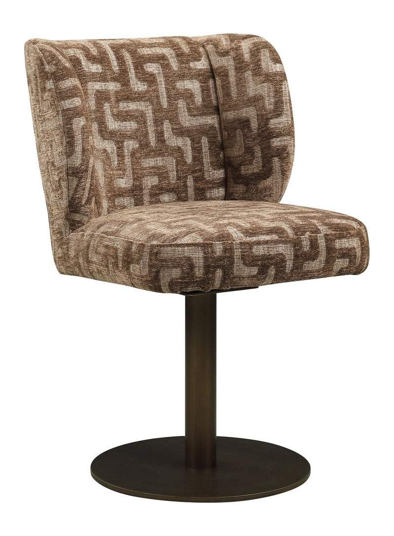 Esszimmerstuhl Fiona Brown Labyrinth mit Drehgestell von Richmond