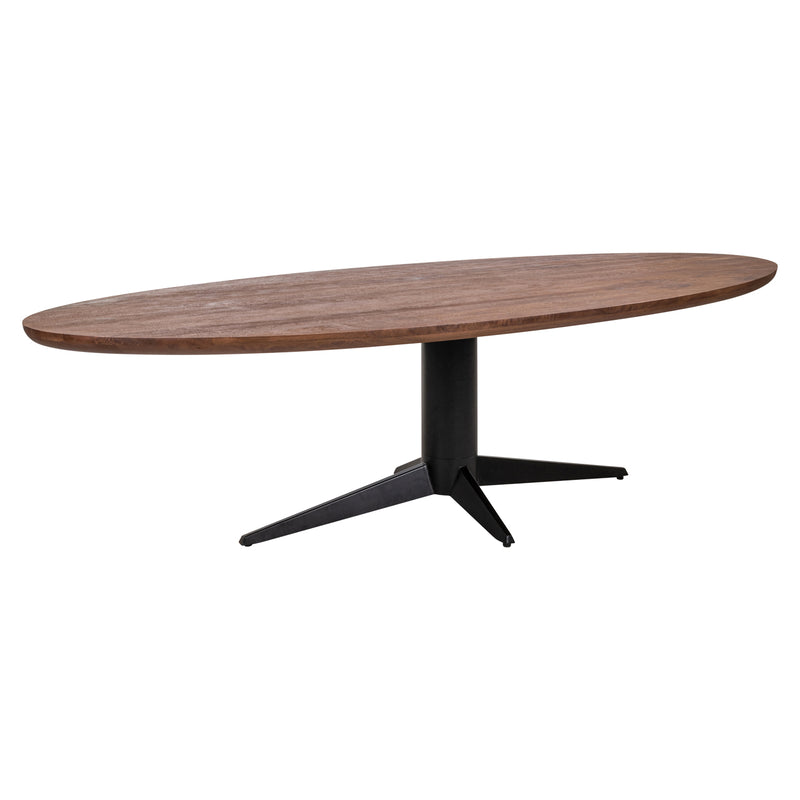 Esstisch Stafford oval 280 cm, Mangoholz spicebrown, Richmond