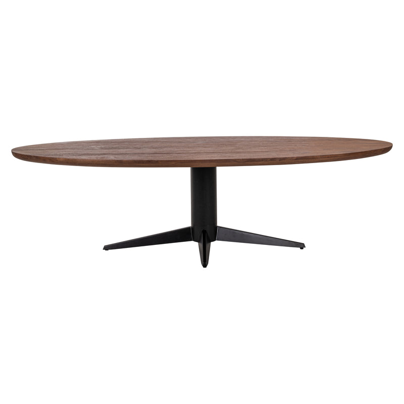 Esstisch Stafford oval 280 cm, Mangoholz spicebrown, Richmond
