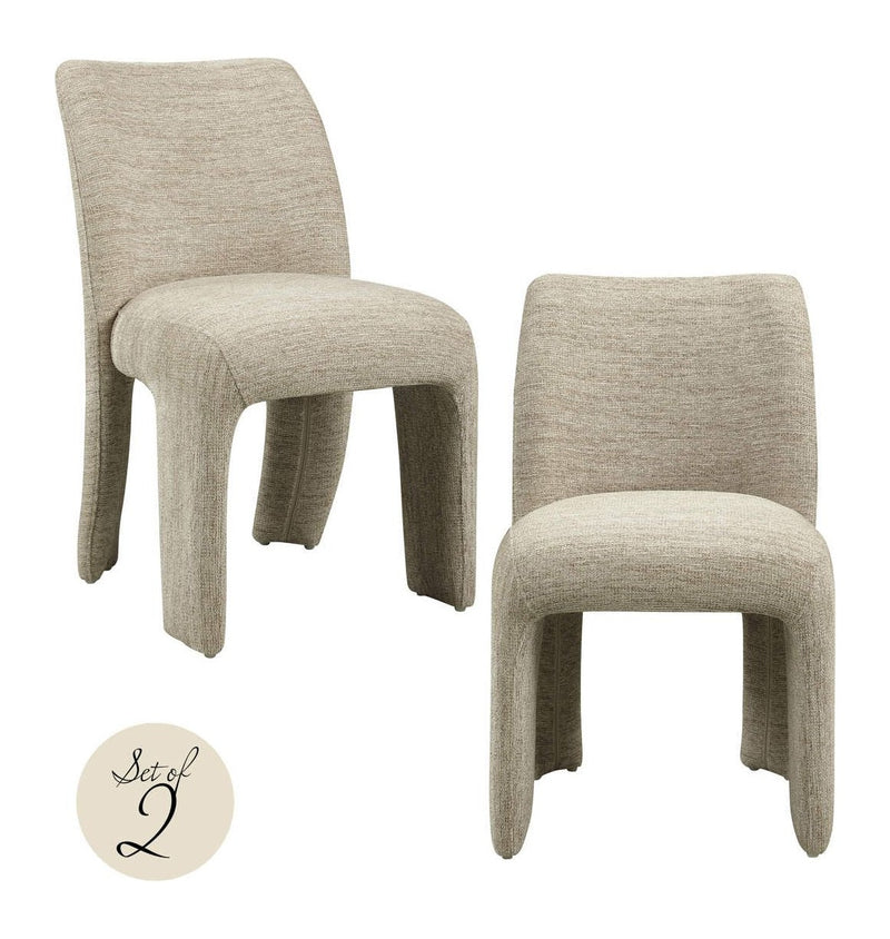 Esszimmerstuhl Maya natural softweave, 2er-Set, Richmond Polsterstuhl