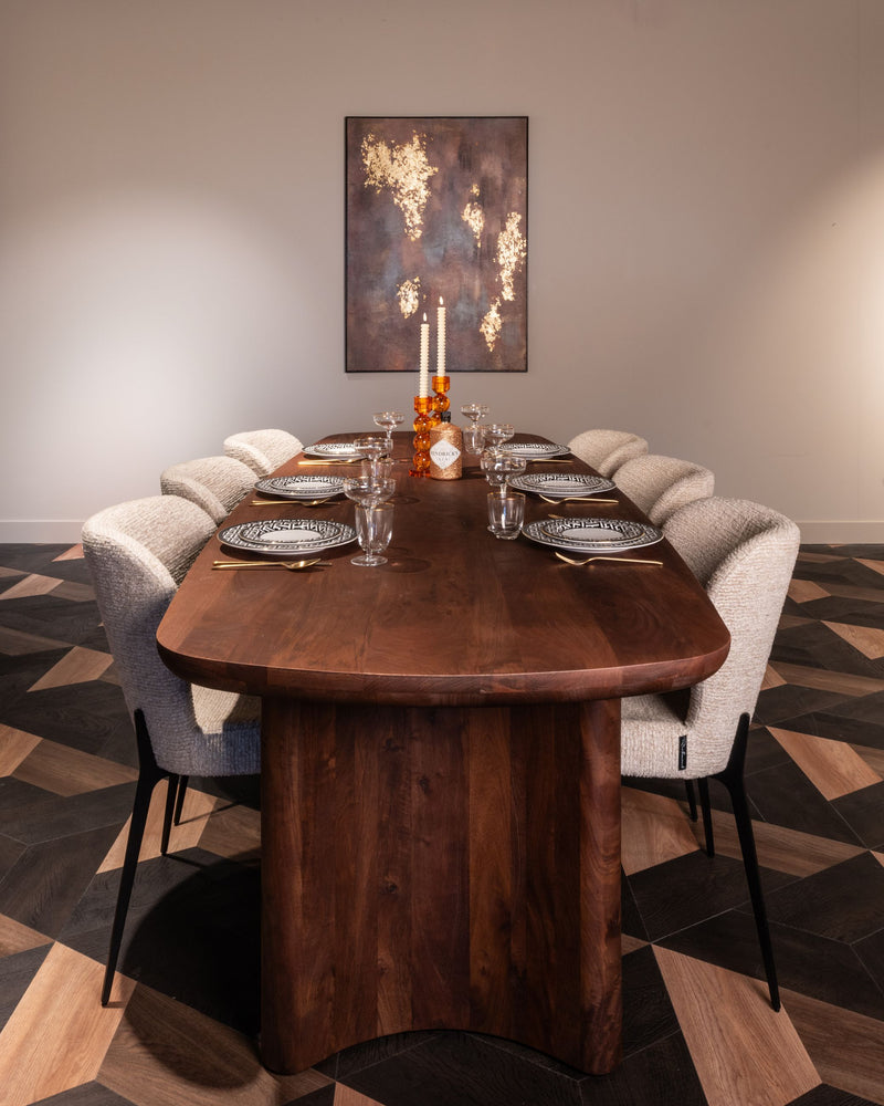 Esstisch Baldwin 270 cm Mangoholz spicebrown | Richmond Design