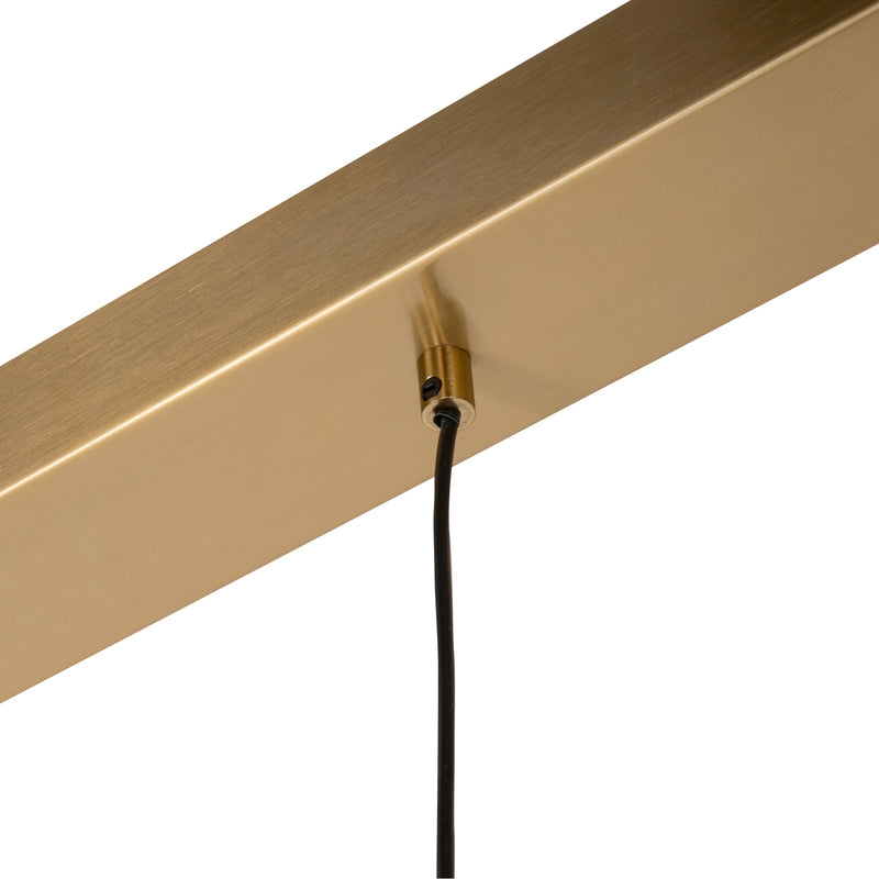 Pendelleuchte Elaris white – Kronleuchter aus Eisen und Alabaster