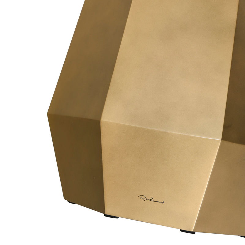Pflanzgefäß Axis bronze gold medium – Eisen, 55x55x55 cm