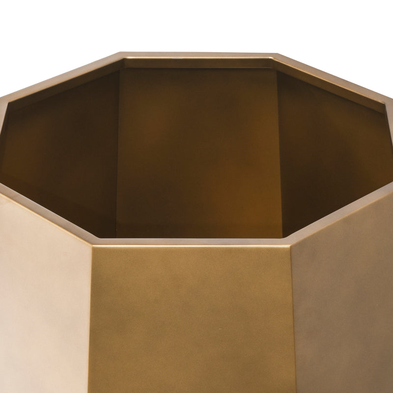 Pflanzgefäß Axis bronze gold medium – Eisen, 55x55x55 cm