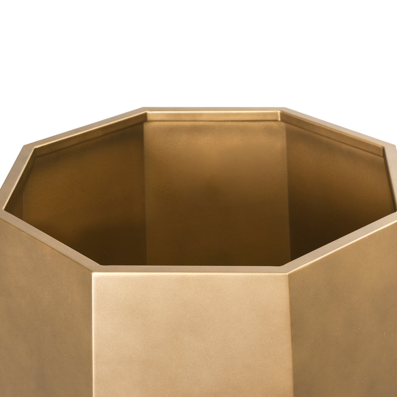 Pflanzgefäß Axis bronze gold large von Richmond aus Eisen