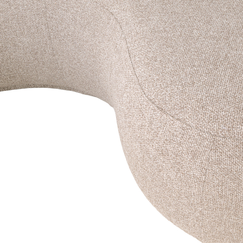 Sitzbank Sorrobon Cayenne Brown 2er-Set – rund für Esstisch