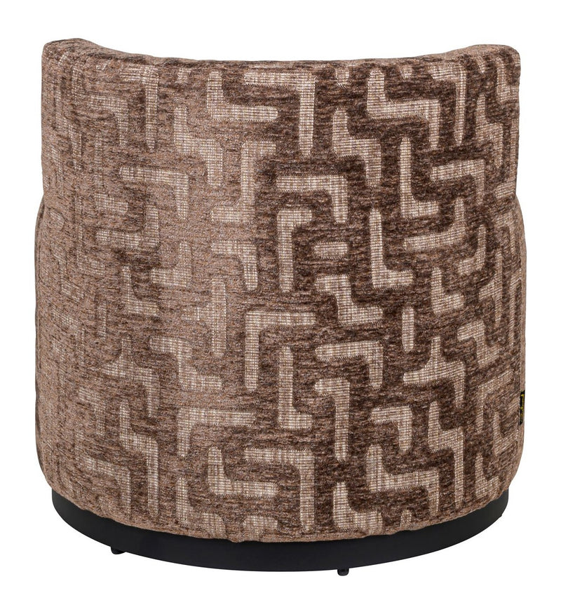 Lounge Stuhl Franny Brown Labyrinth – Richmond Design-Sessel