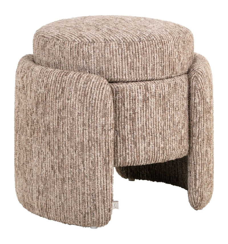 Hocker & Fußbank Cupid mocca linear mit Stauraum – Richmond