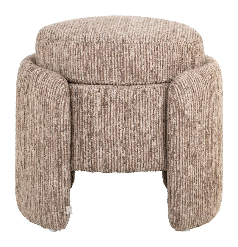 Hocker & Fußbank Cupid mocca linear mit Stauraum – Richmond