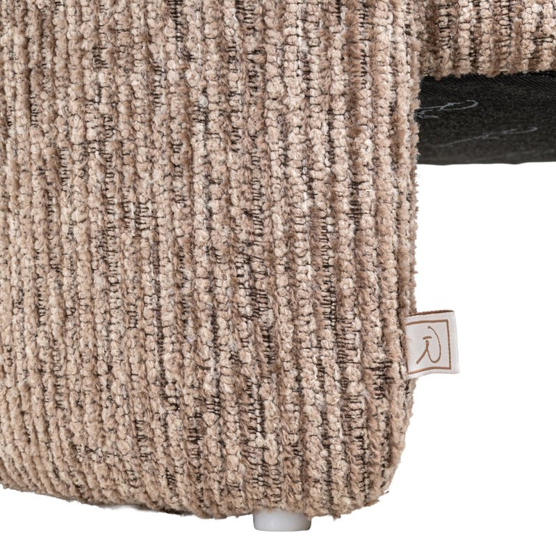 Hocker & Fußbank Cupid mocca linear mit Stauraum – Richmond