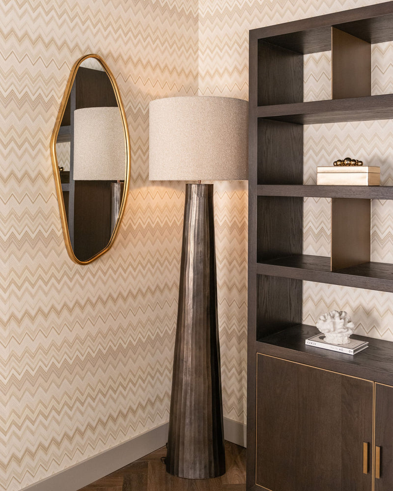Richmond Stehlampe Velvyn Bronze – schlanke Design-Stehleuchte E27