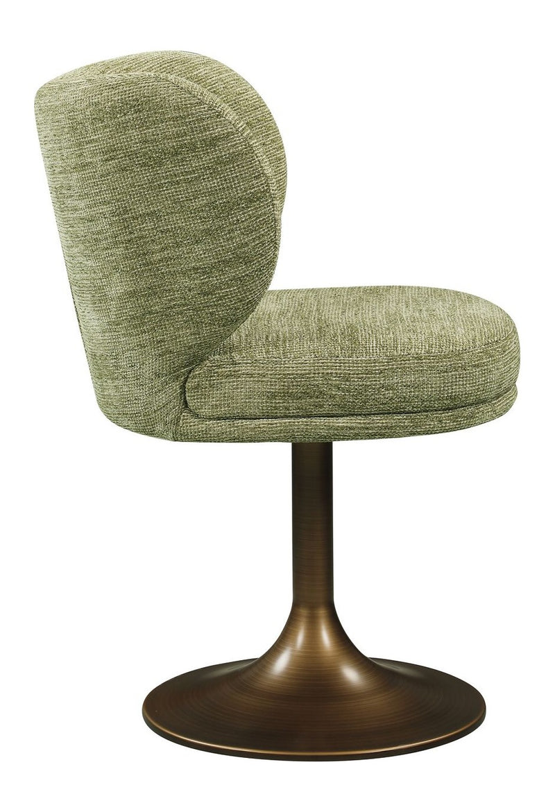 Richmond Esszimmerstuhl Amely Pistache Softweave mit Drehfunktion