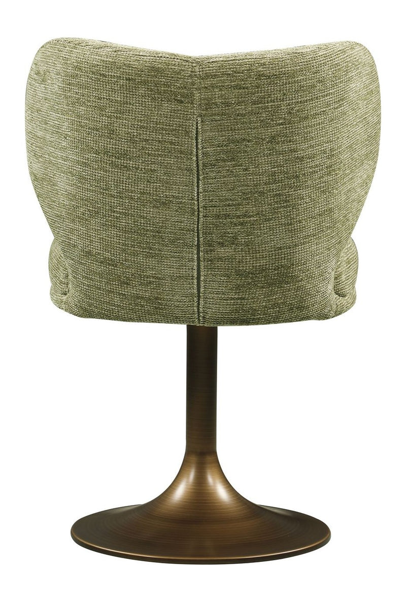 Richmond Esszimmerstuhl Amely Pistache Softweave mit Drehfunktion