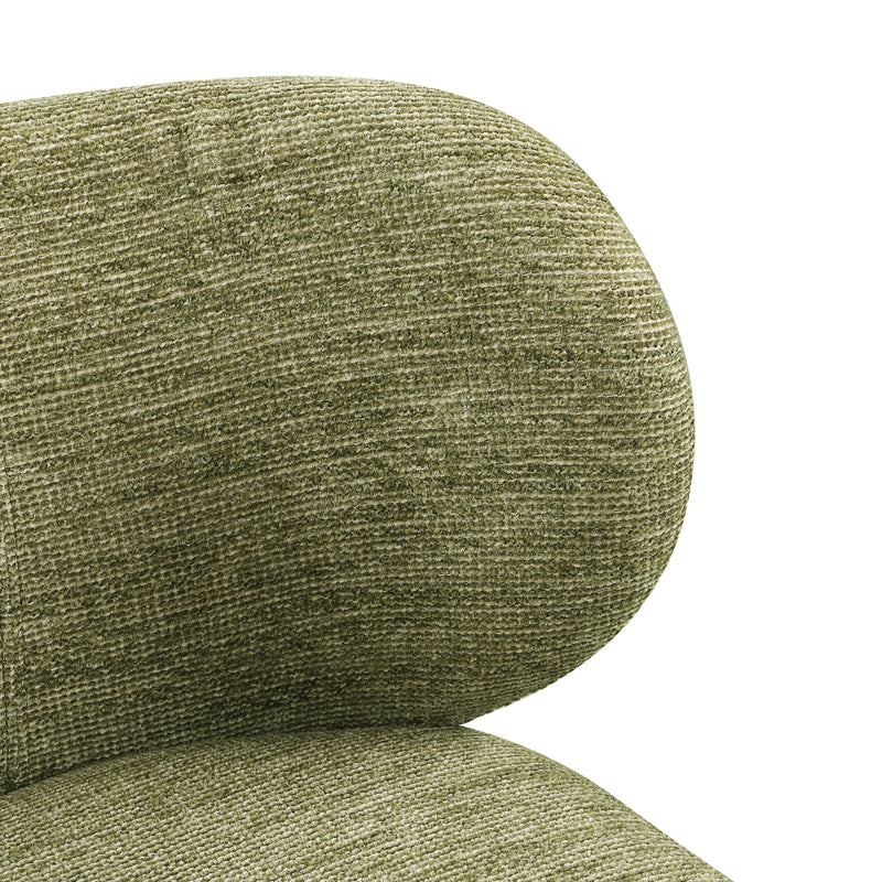 Richmond Esszimmerstuhl Amely Pistache Softweave mit Drehfunktion