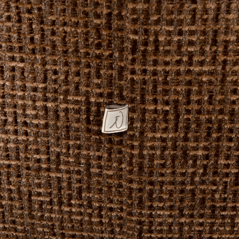 Lounge Stuhl Marina in Brown Blockweave, drehbar, Richmond