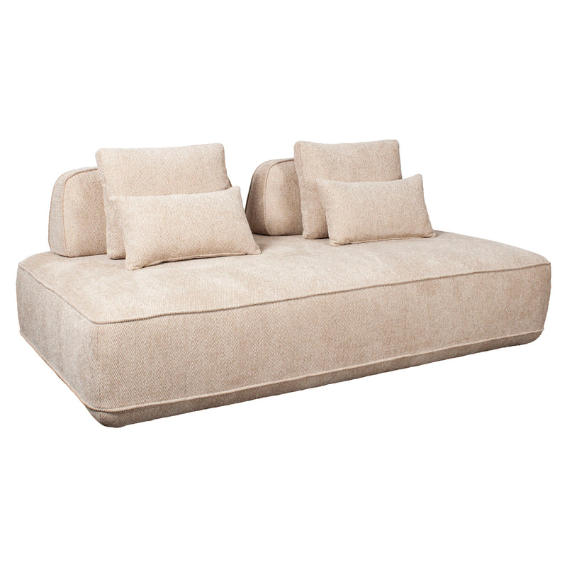 Sofa Tudor Natural Boldweave 2,5-Sitzer mit verstellbarer Rückenlehne