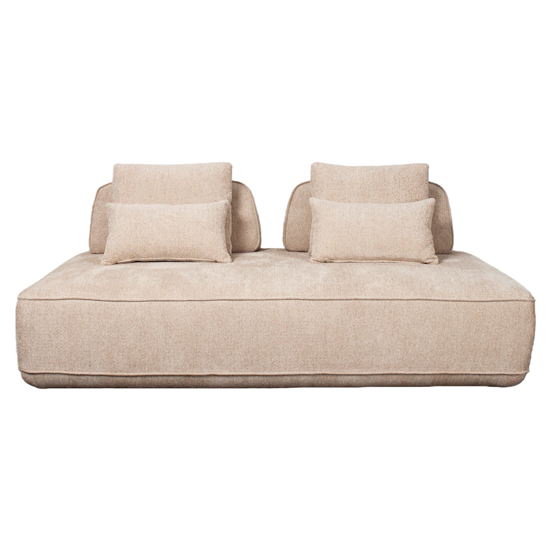 Sofa Tudor Natural Boldweave 2,5-Sitzer mit verstellbarer Rückenlehne