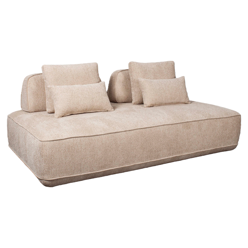 Sofa Tudor Natural Boldweave 2,5-Sitzer mit verstellbarer Rückenlehne
