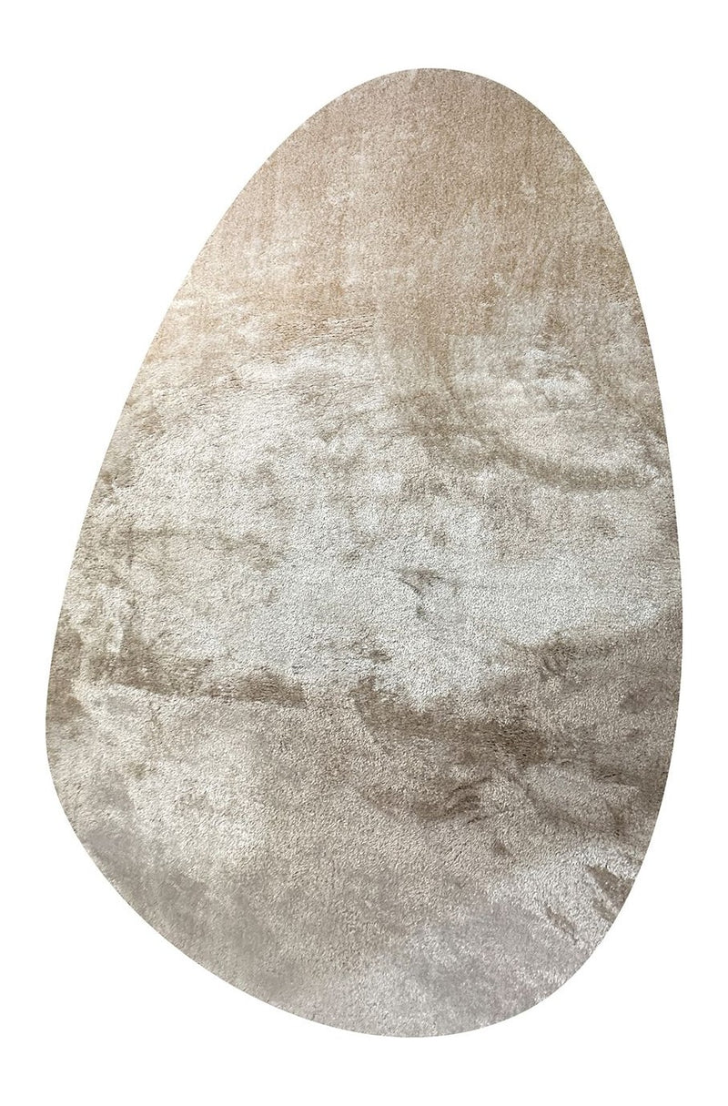 Richmond Teppich Mats beige 230x350 cm – Pebble-Form mit Reliefmuster