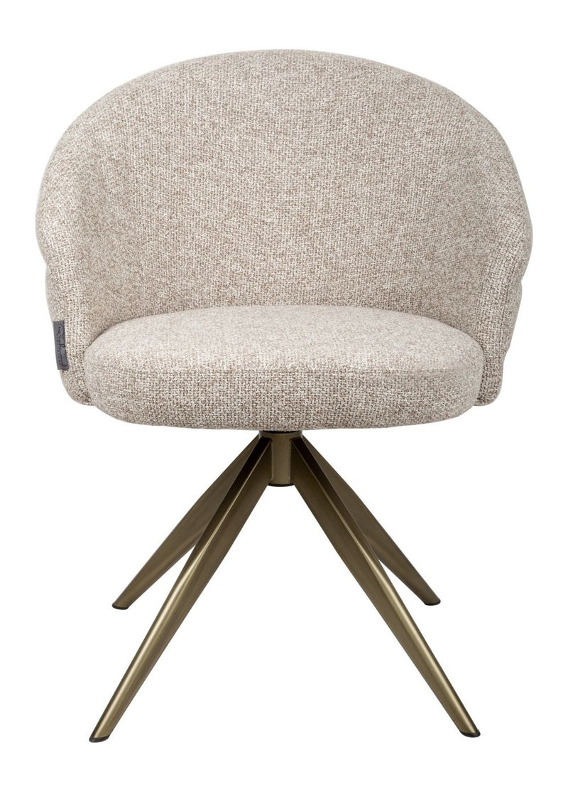 Esszimmerstuhl Zendaya drehbar, Cayenne Brown, Richmond Interiors