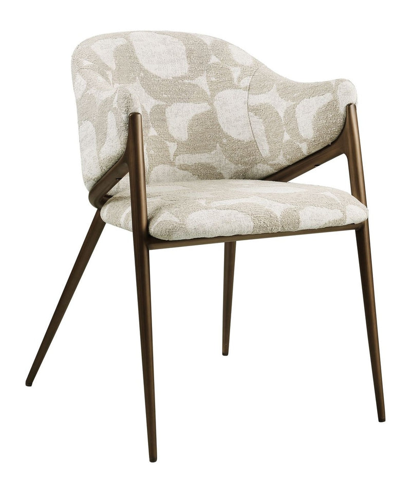 Esszimmerstuhl Gwen natural oasis von Richmond mit Polyester-Bezug