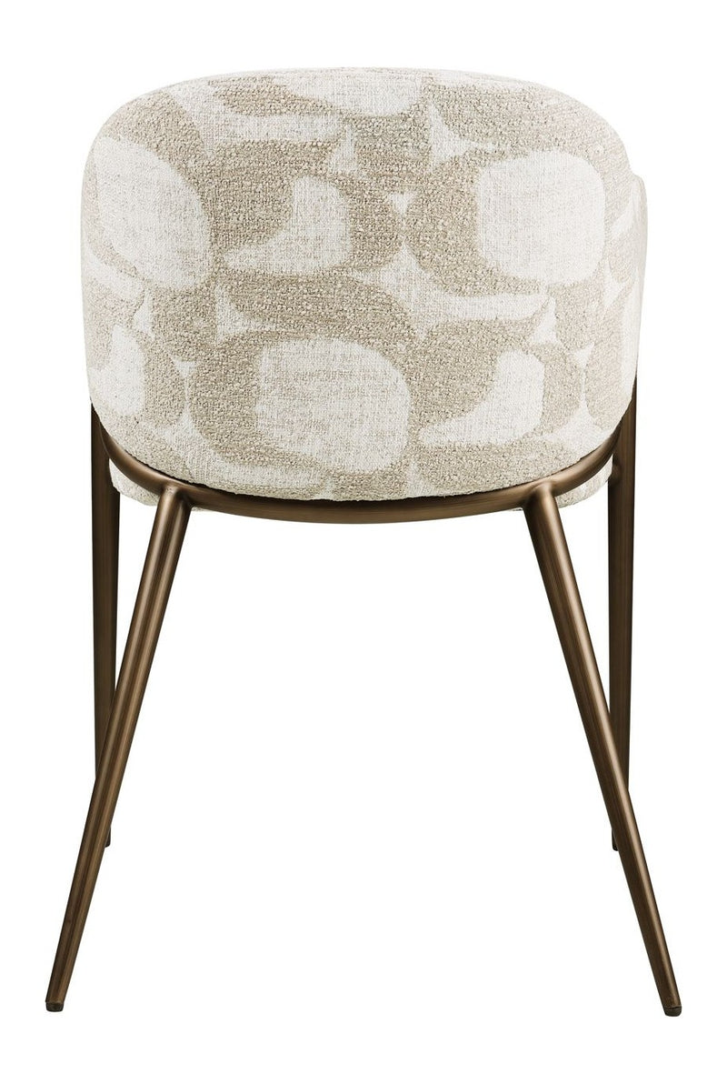 Esszimmerstuhl Gwen natural oasis von Richmond mit Polyester-Bezug