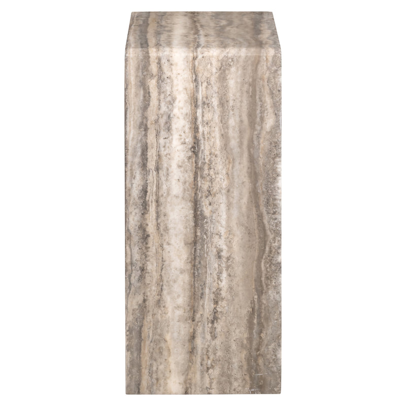 Sofabeistelltisch Dulce grey mit Marmorplatte fürs Wohnzimmer