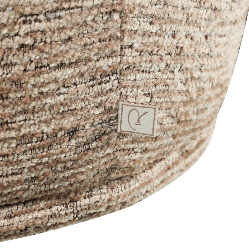 Esszimmerstuhl Beverly mocca linear – drehbar mit Polyester-Bezug