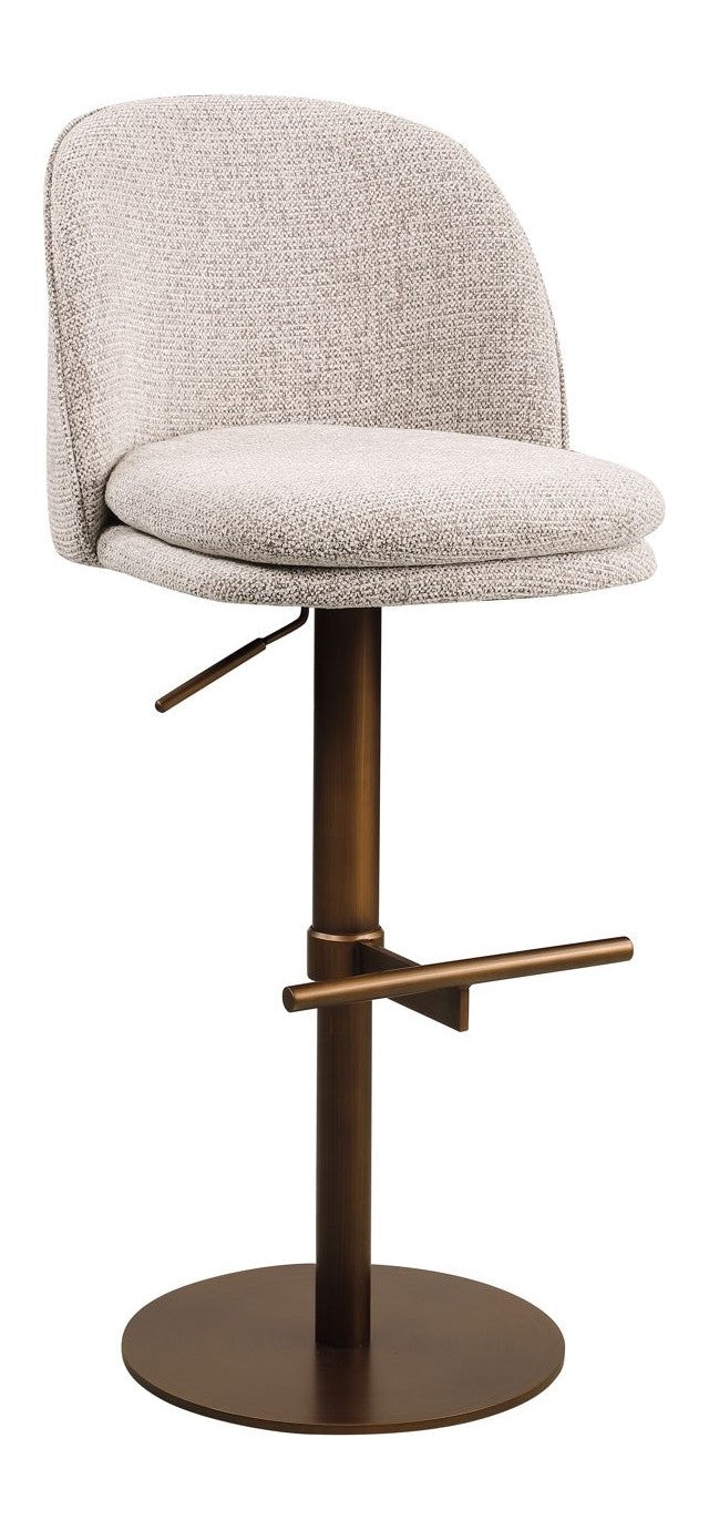 Barhocker Vesper mocca fancy – höhenverstellbar & drehbar