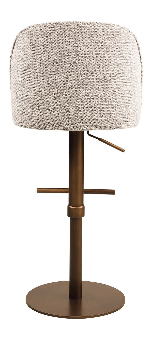 Barhocker Vesper mocca fancy – höhenverstellbar & drehbar