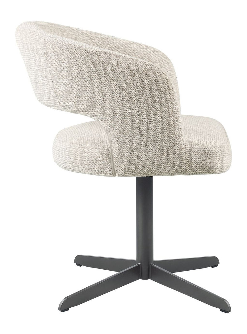 Esszimmerstuhl Blanca Natural mit Polsterbezug – Richmond Interiors