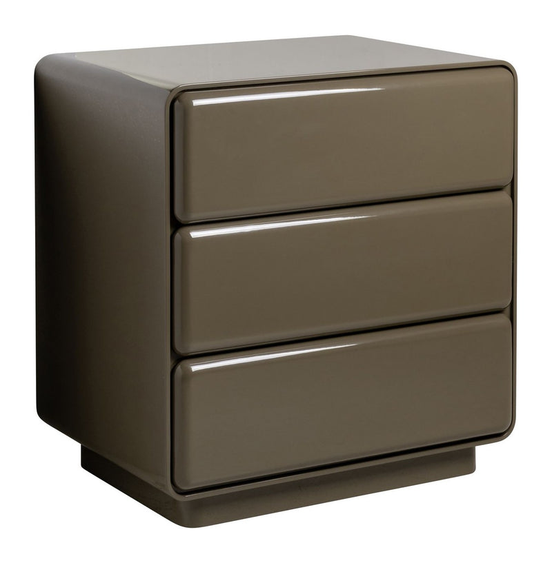 Nachttisch Demy Clay green – MDF Beistelltisch fürs Schlafzimmer